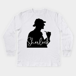 Sherlock Holmes - London Kids Long Sleeve T-Shirt